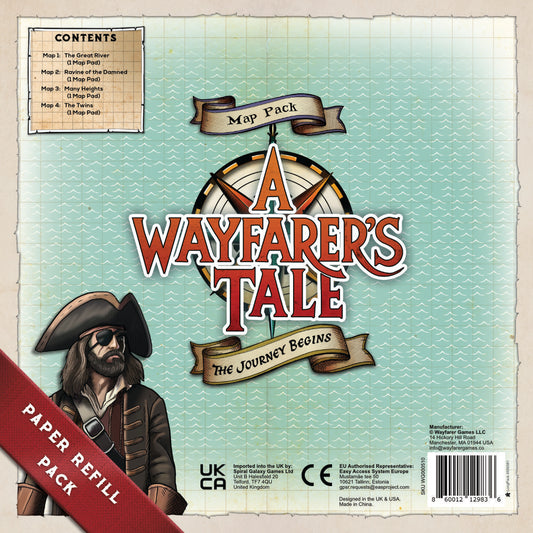 A Wayfarer's Tale: The Journey Begins, Paper Maps